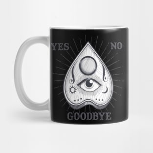 Yes No Goodbye Magic Ouija Vintage Planchette Design Mug